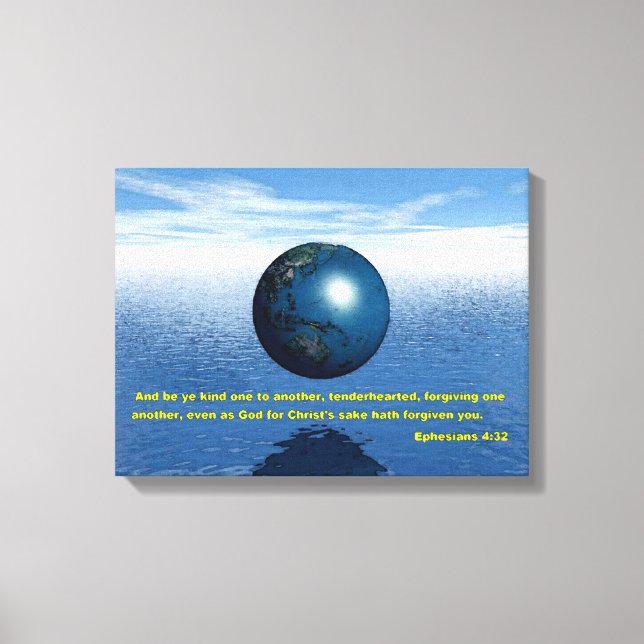 Ephesianer 4:32 leinwanddruck (Vorderseite)
