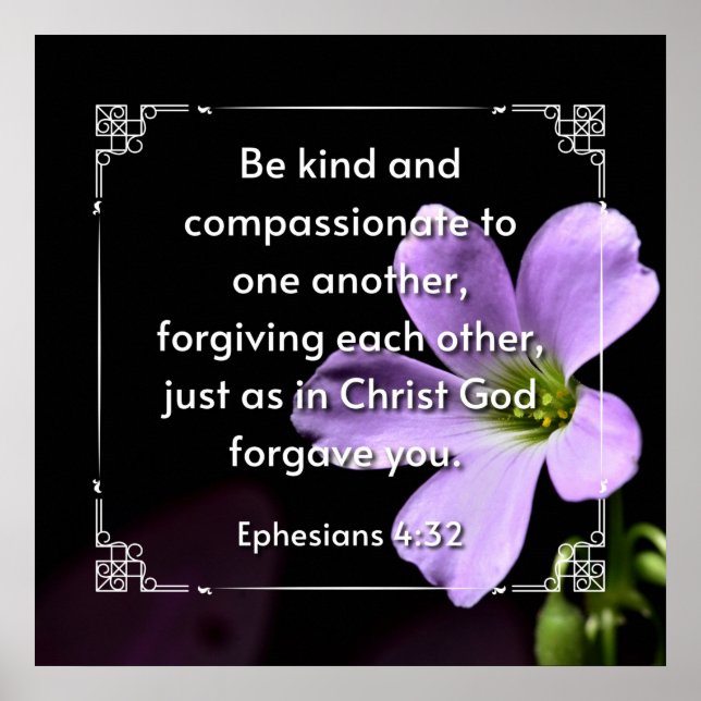 Ephesianer 4:32 Poster (Vorne)