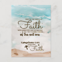 Ephesianer 6:16 nehmen den Schild der Glaubensbibe