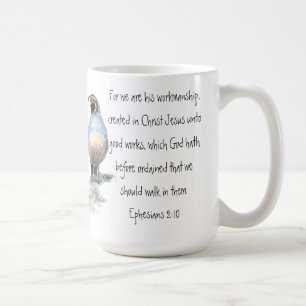 Ephesianer der Schrift 2:10 mit kalifornischem Wac Kaffeetasse