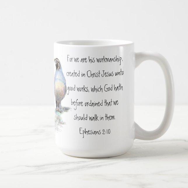 Ephesianer der Schrift 2:10 mit kalifornischem Wac Kaffeetasse (Rechts)