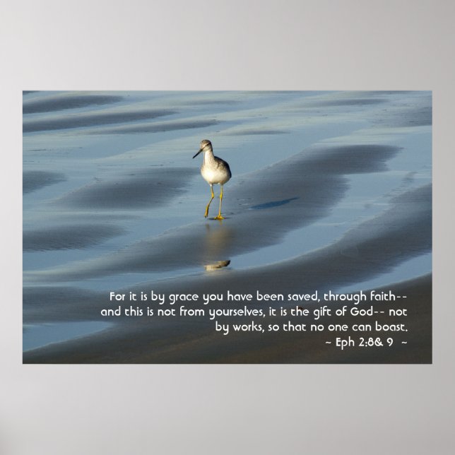 Ephesians 2:8 & 9 Poster (Vorne)