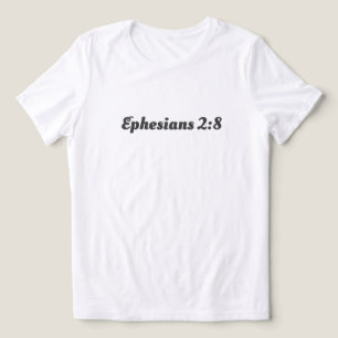 Ephesians 2:8 Bibelverse Christlicher Glaubenstext Tri-Blend Shirt