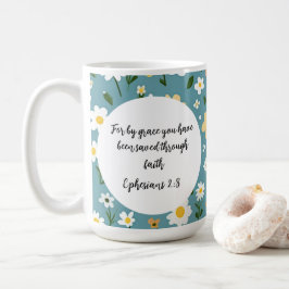 Ephesians 2:8 Christian Coffee Mug Kaffeetasse