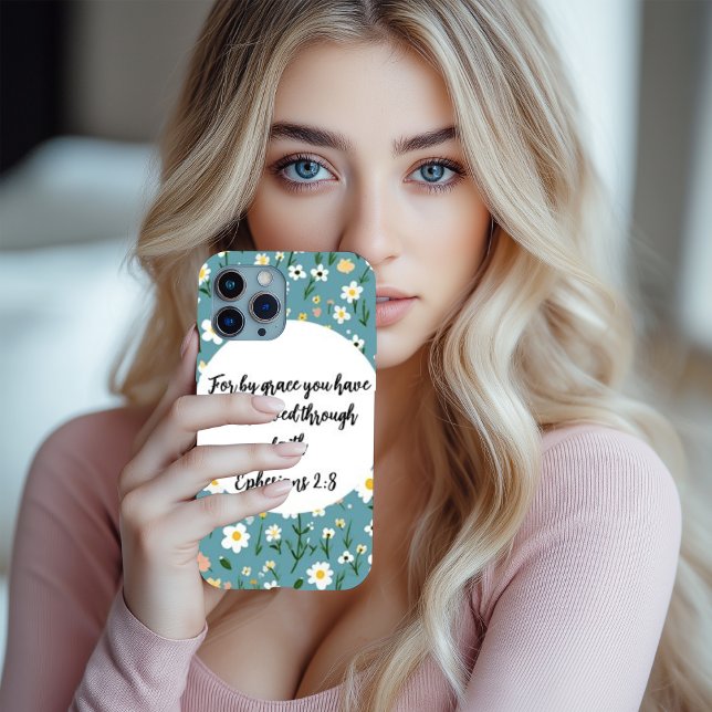 Ephesians 2:8 Christian iPhone 15 Pro Case iPhone Hülle (Ephesians 2:8 Christian iPhone case)