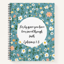 Ephesians 2:8 Christian Journal Notizbuch