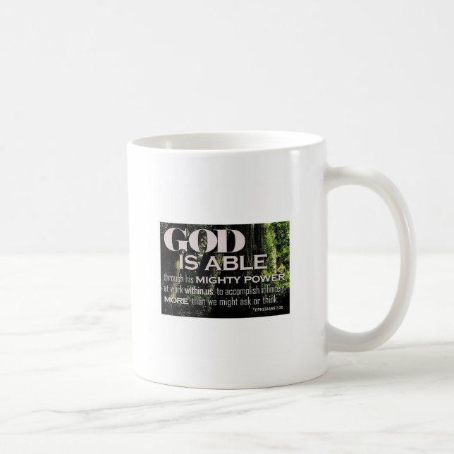 Ephesians 3:20 kaffeetasse (Rechts)