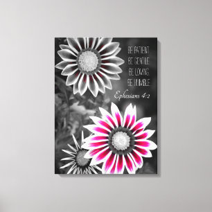 Ephesians 4:2 wickelte Leinwand ein