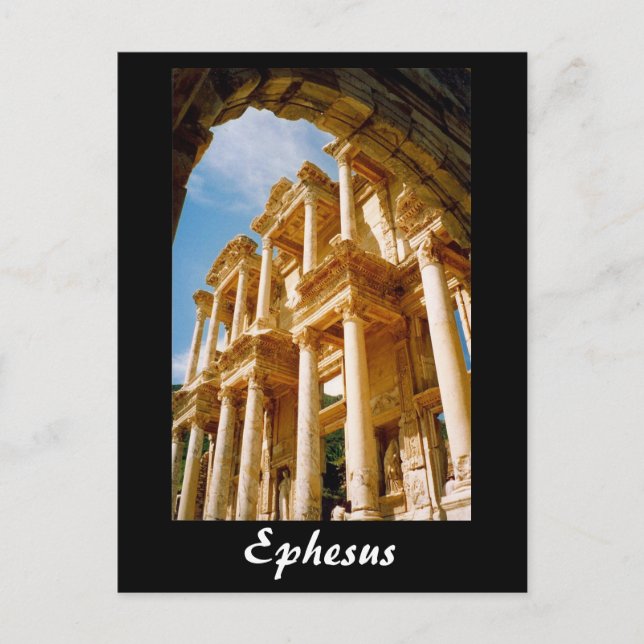 Ephesus-Bibliothek Postkarte (Vorderseite)