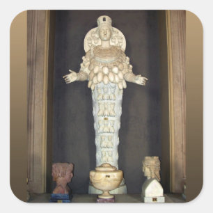 Ephesus-Sticker Quadratischer Aufkleber