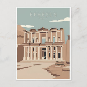 Ephesus, Türkei. Postkarte