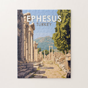 Ephesus Türkei Reise Kunst Vintage Puzzle