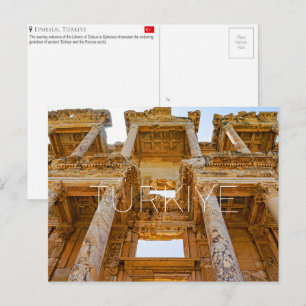 Ephesus, Türkei Reise-Postkarte Postkarte