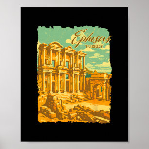 Ephesus Türkei Reisebekleidung Treffen Sie mich in Poster