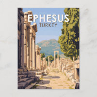 Ephesus Turkey Reisen Art Vintag