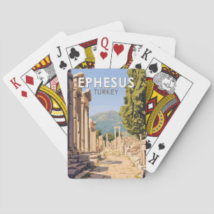 Ephesus Turkey Reisen Art Vintag Spielkarten