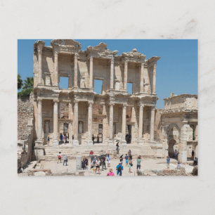 Ephesus Turkey Ruins Feiertagspostkarte