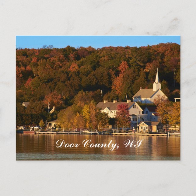 Ephraim, Wisconsin bei Sunset Postkarte (Vorderseite)