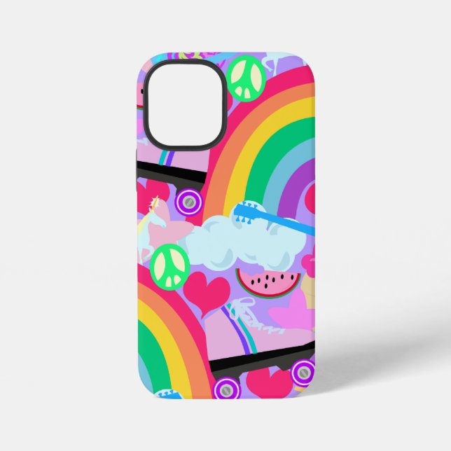 Epic Achtzigers Explosion iPhone Hülle (Rückseite)