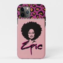 Epic African American Black Afro Frau