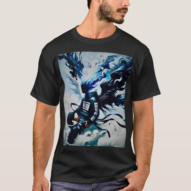 Epic Anime Art: Signature Print T-Shirt (Vorderseite)