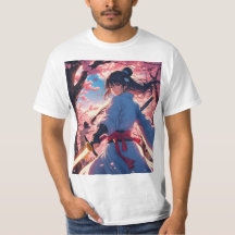 Epic Anime Warrior Graphic T - Shirt