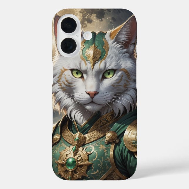 Epic Armored Cat Warrior Case-Mate iPhone Hülle (Rückseite)