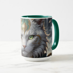 Epic Armored Cat Warrior Tasse