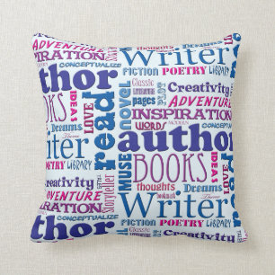 Epic Author Pride Wordy Typografy Muster  Kissen
