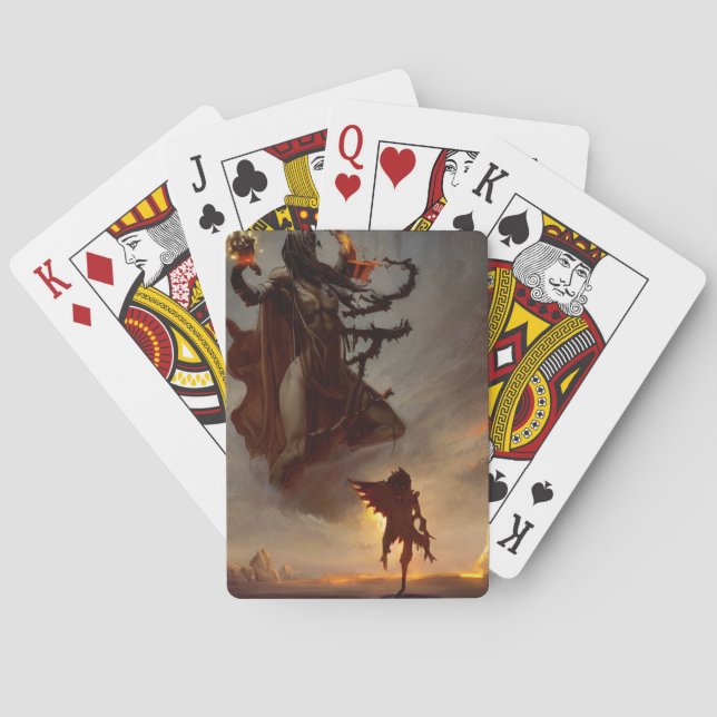 Epic Battle Playing Card Design Spielkarten (Rückseite)
