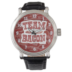 Epic Breakfast Team Bacon Fun Logo Armbanduhr