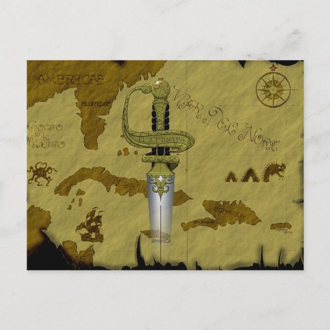 Epic Cutlass Postkarte (Vorderseite)