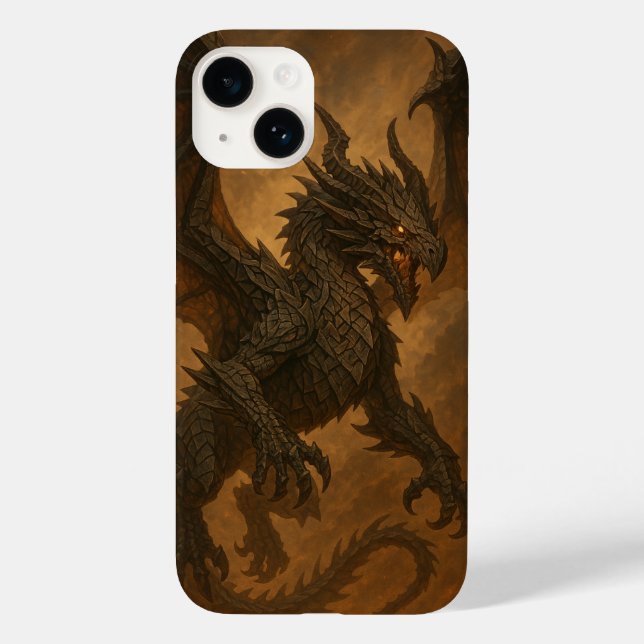 Epic Dragon Fantasy Phone Case - Mythisches Design (Rückseite)