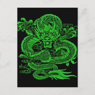 Epic Dragon Green Postkarte
