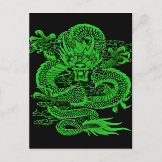 Epic Dragon Green Postkarte