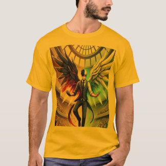 Epic Duel: Devil Angel Esports Showdown" T-Shirt