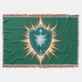 Epic Fantasy Shield with Radiant Energy Burst – Ma Decke