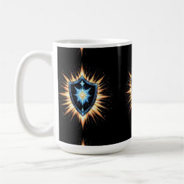 Epic Fantasy Shield with Radiant Energy Burst – Ma Kaffeetasse