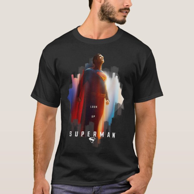 Epic Flying Hero Poster – Inspired by Superman Pow T-Shirt (Vorderseite)