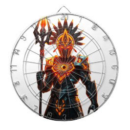 Epic Futuristic Warrior Dartboard Dartscheibe