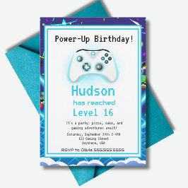 Epic Gamer Happy 16 Geburtstag Einladung kritische