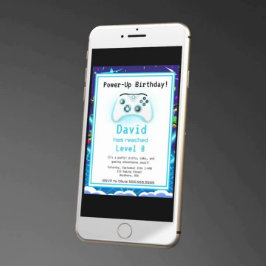 Epic Gamer Happy 8. Geburtstag Einladen Critical H Einladung