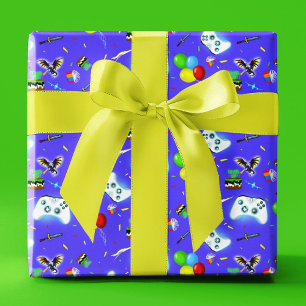 Epic Gamer Happy Geburtstag Kritischer Hit! Geschenkpapier Set