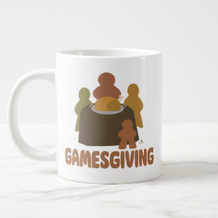 Epic Gamesgiving Funny Erntedank Boardgamer Jumbo-Tasse