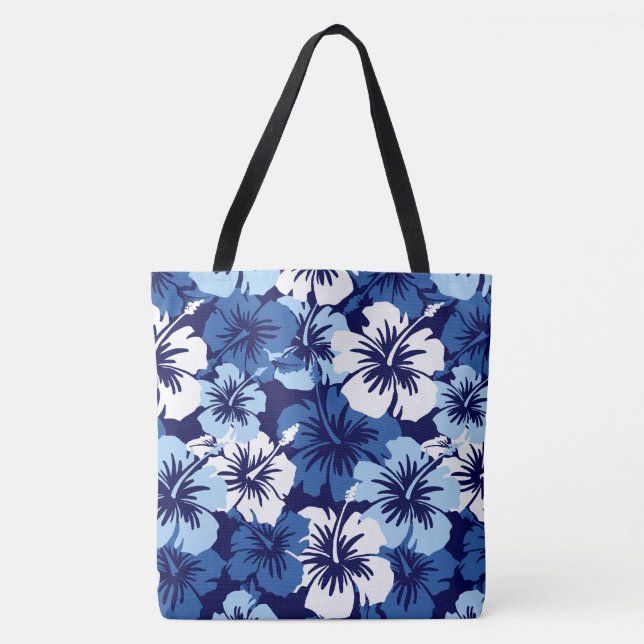 Epic Hibiskus Hawaiian Floral Aloha Beach Bag (Vorderseite)