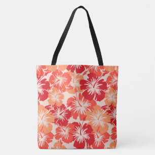 Epic Hibiskus Hawaiian Floral Aloha Beach Bag