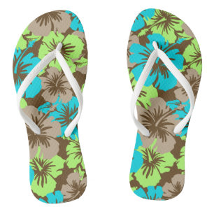 Epic Hibiskus Hawaiian Floral Aloha Shirt drucken Flip Flops