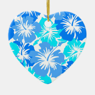 Epic Hibiskus Hawaiian Floral Aloha Shirt drucken Keramikornament