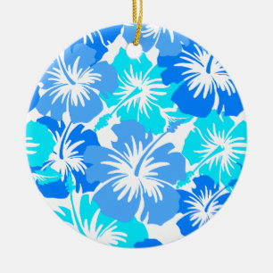 Epic Hibiskus Hawaiian Floral Aloha Shirt drucken Keramikornament