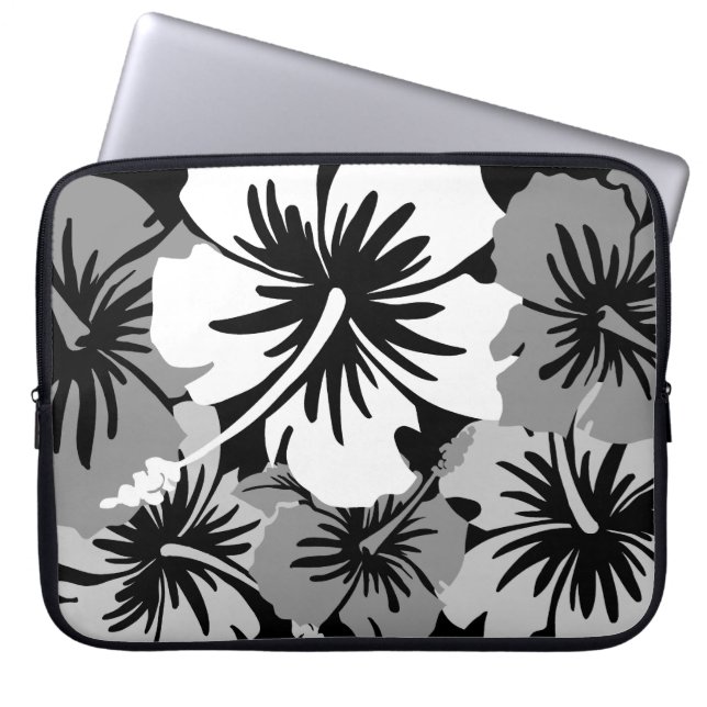 Epic Hibiskus Hawaiian Neoprene Wetsuit Laptopschutzhülle (Vorderseite)